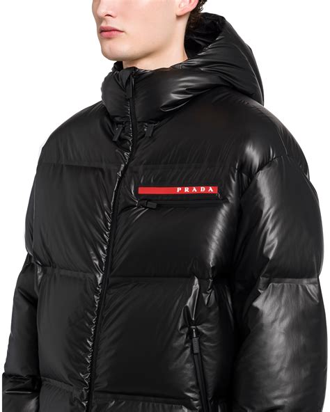 prada nylon jacket hood|prada nylon jacket men's.